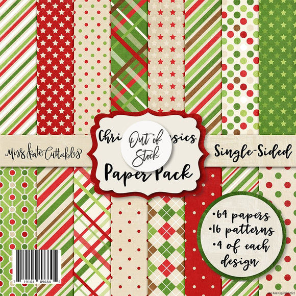 Bargain Bin - Christmas Basics 6X6 Paper Pack (Ss)