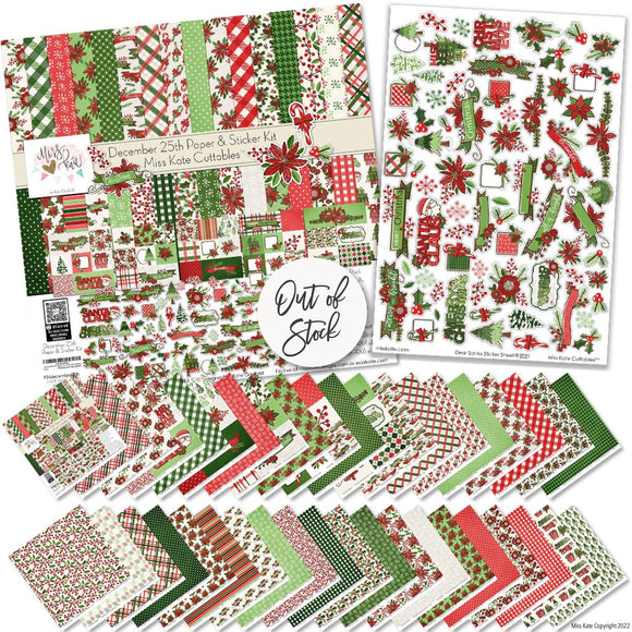 Bargain Bin - December 25Th Paper & Sticker Kit 12X12 (Ds)