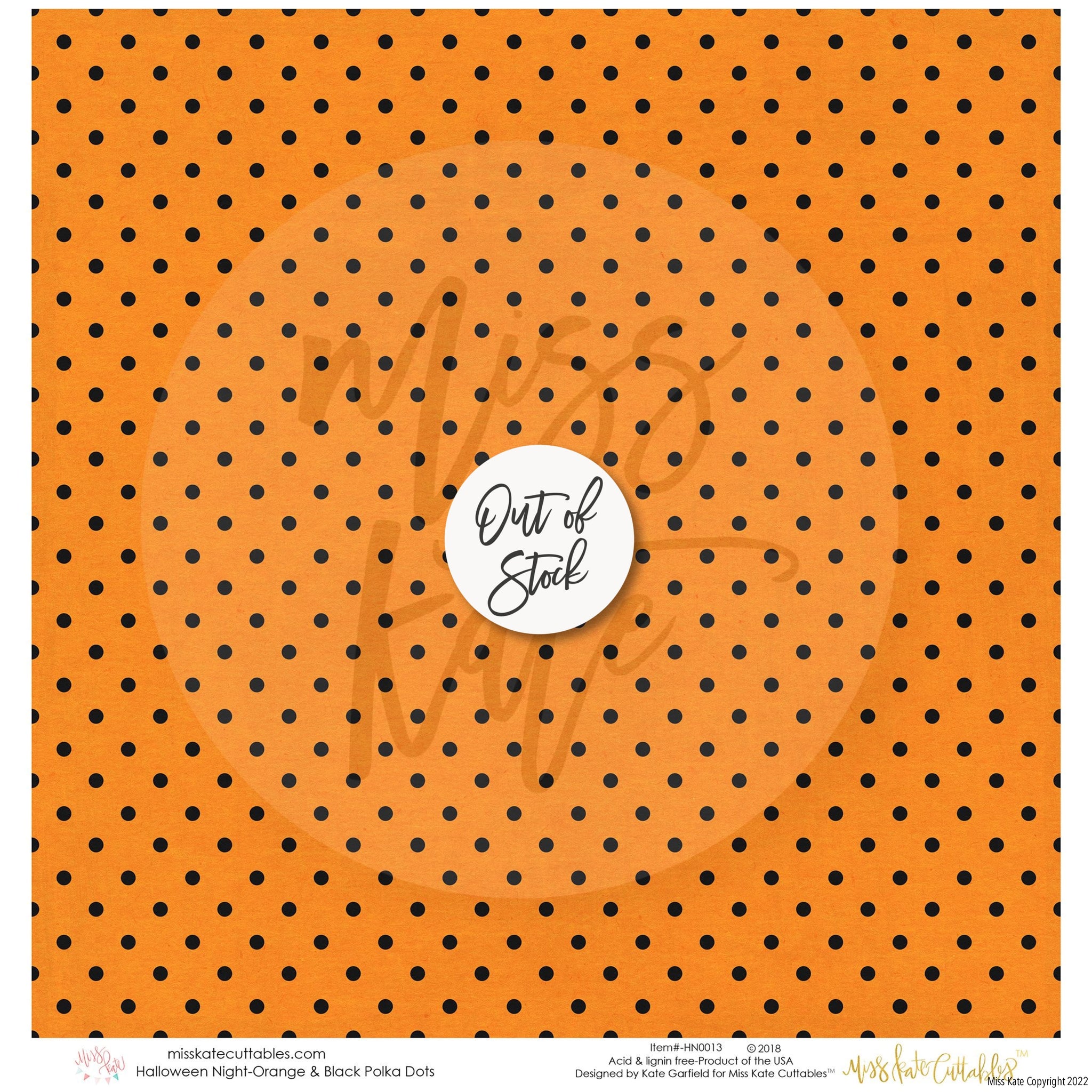 Halloween Night - Scrapbook Paper Pack – MISS KATE