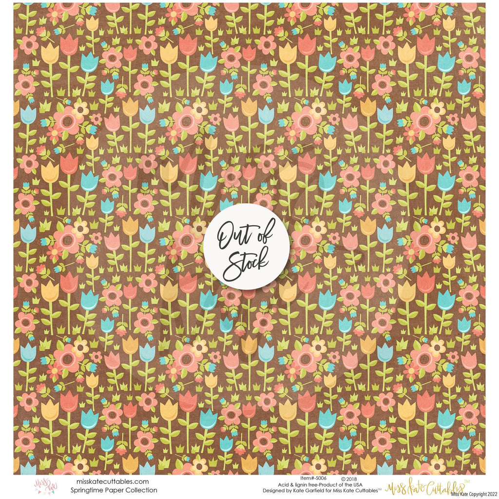 Happy Spring - Scrapbook Paper Pack – MISS KATE