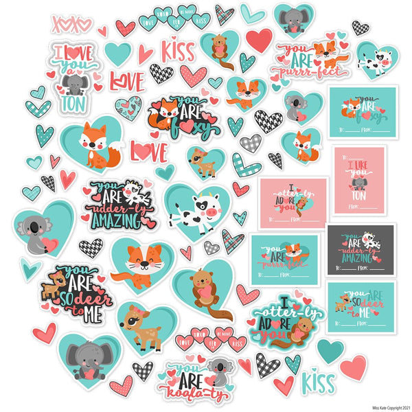 Valentine's Day Words Die Cut Stickers by Recollections™