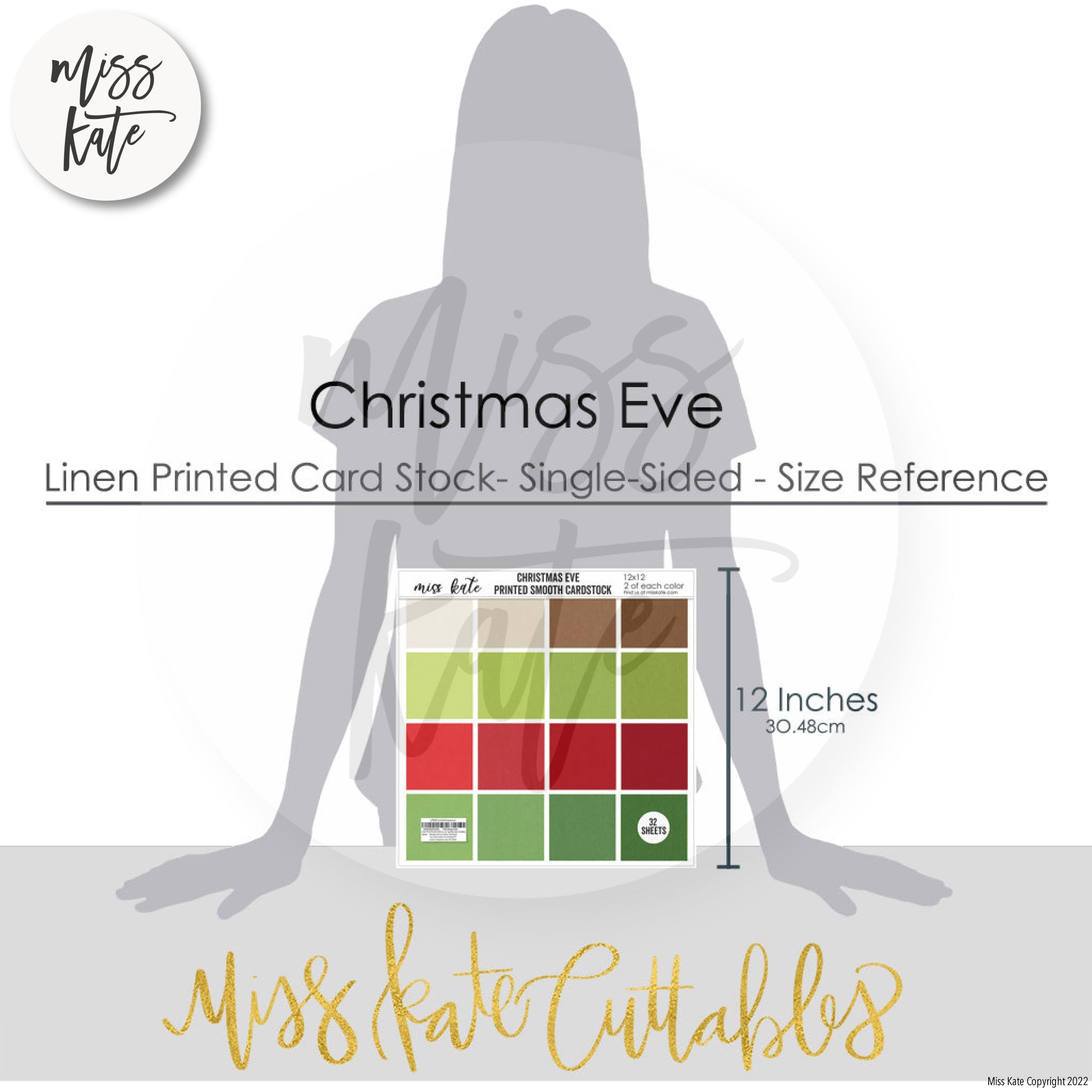 Christmas Eve - Christmas Cardstock – MISS KATE