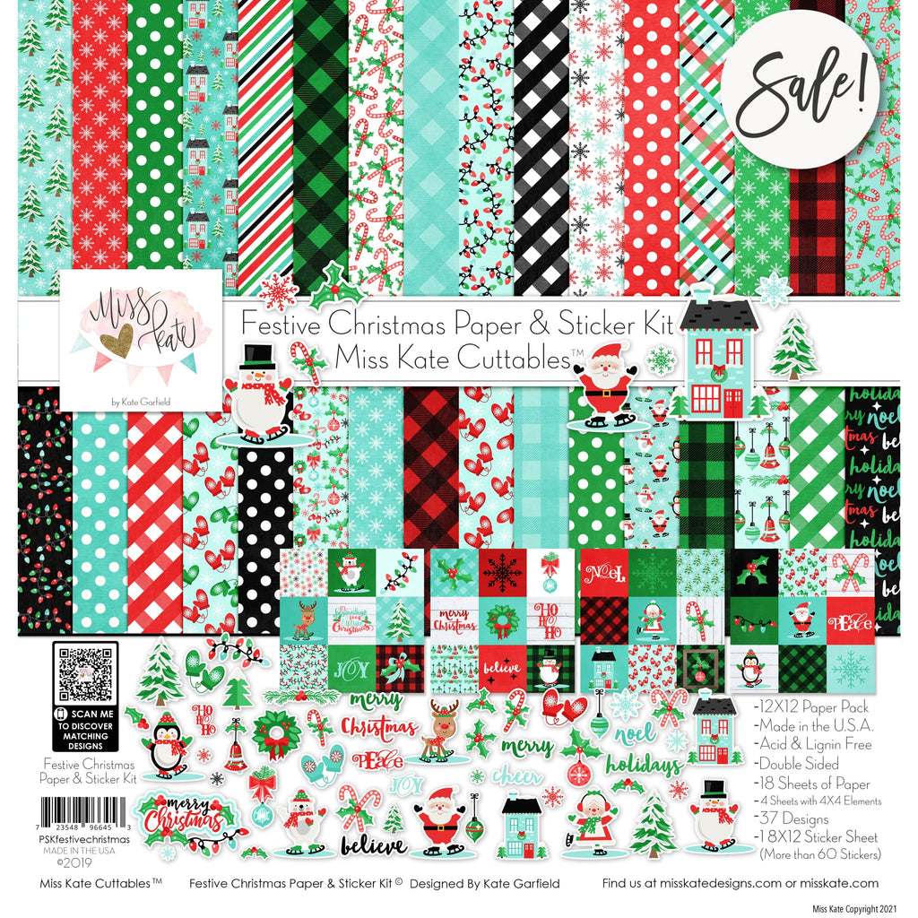 Authentique - Jolly Christmas Collection - 12x12 paper pad