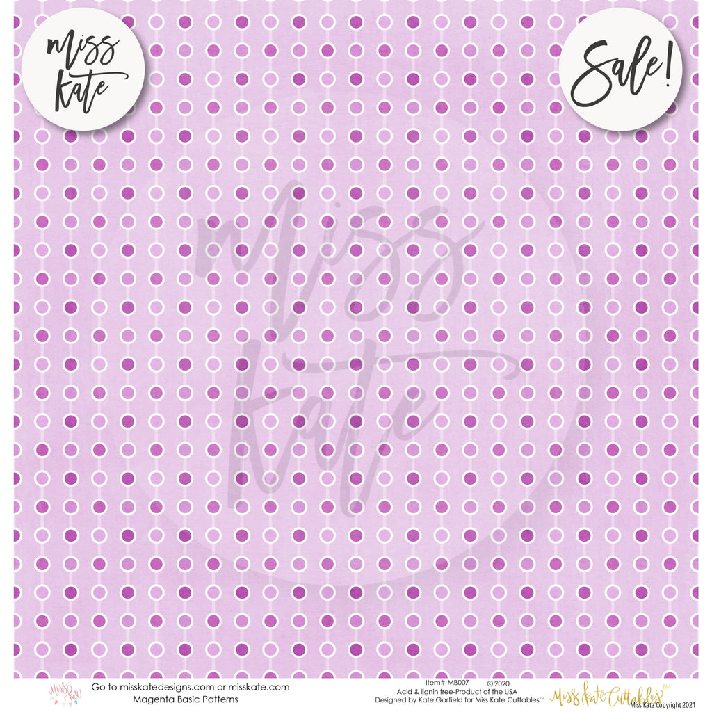 Pink Patterns - Scrapbook Paper Pack – MISS KATE