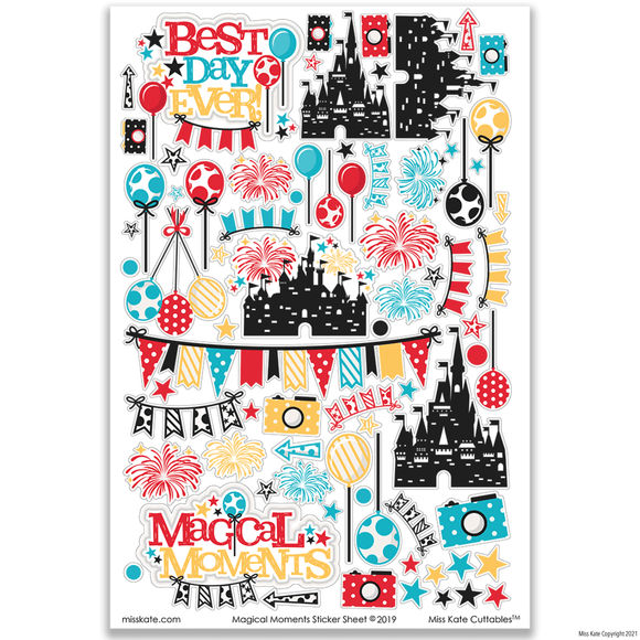 Disney Scrapbooking Stickers - Where Magic Lives Tinker Bell Sheet