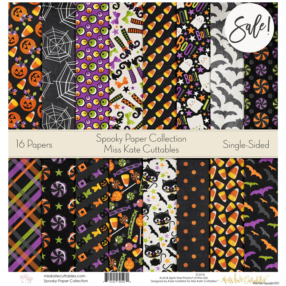 Spooky - Halloween Scrapbook Paper Pack – MISS KATE